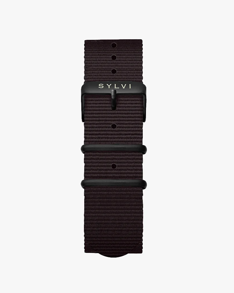 24mm Coffee Nylon Strap - Image 4