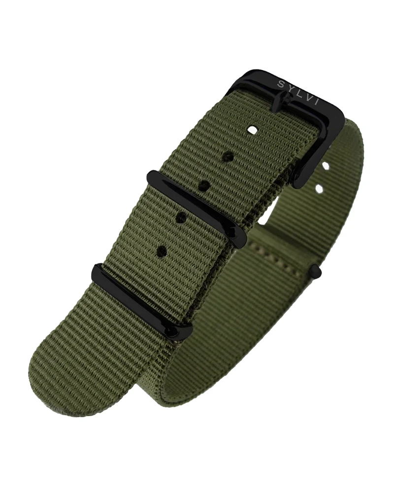 24mm Green Nylon Strap - Image 3