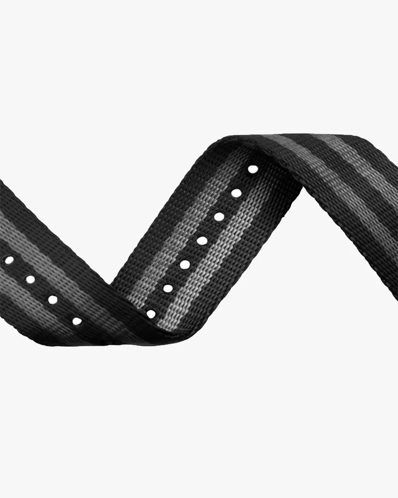 24mm Grey Black Nylon Strap - Image 4