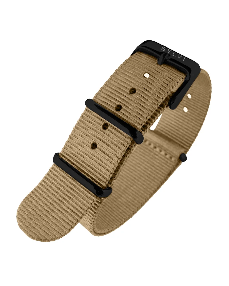 24mm Khaki Nylon Strap - Image 3