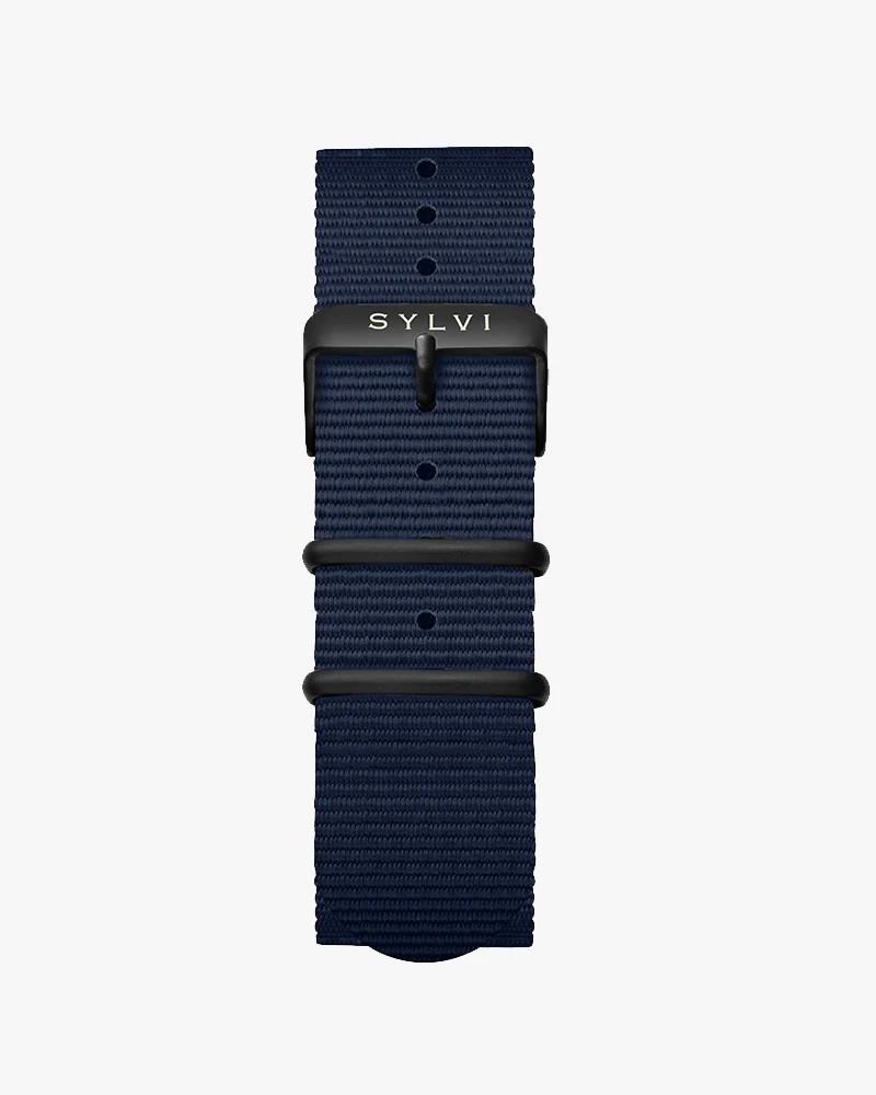 24mm Navy Blue Nylon Strap - Image 3