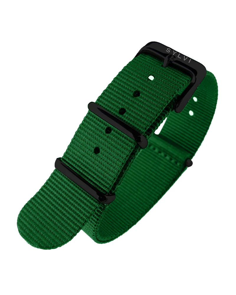 24mm Neon Green Nylon Strap - Image 3