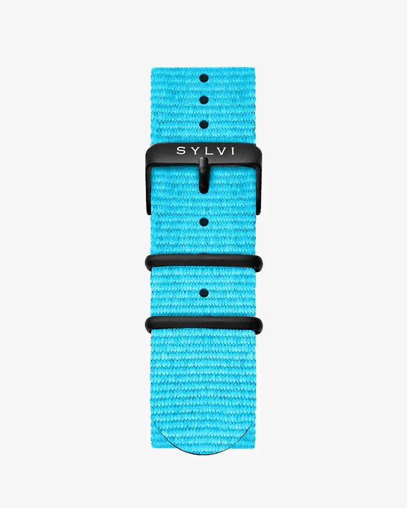 24mm Sky Blue Nylon Strap - Image 4