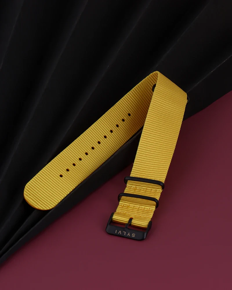 24mm Yellow Nylon Strap - Image 6
