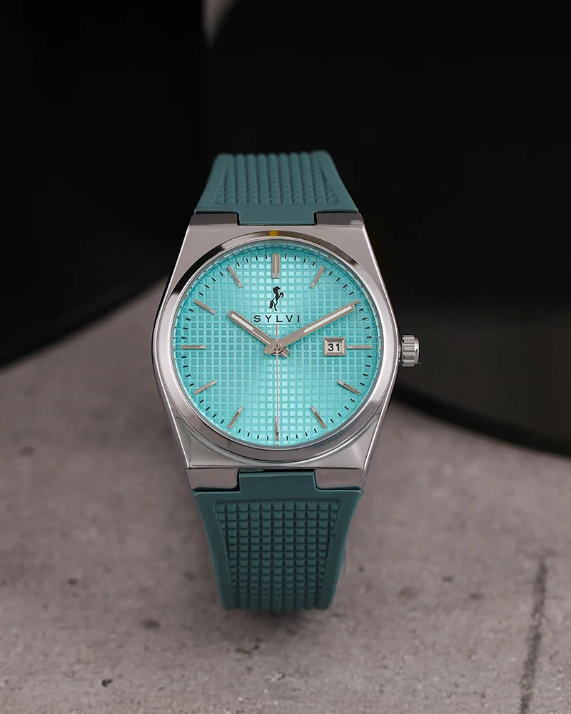 Professional Edge Electric Blue Silver Silicone - Image 3