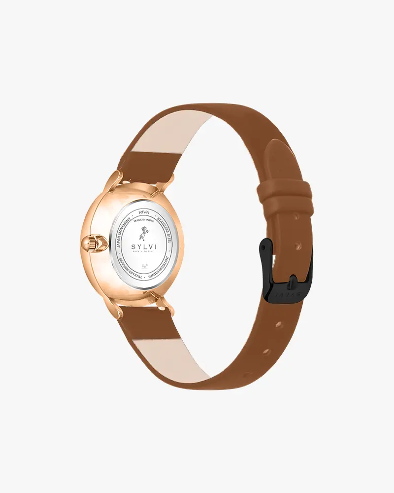 Riva White Rosebrew Leather - Image 5