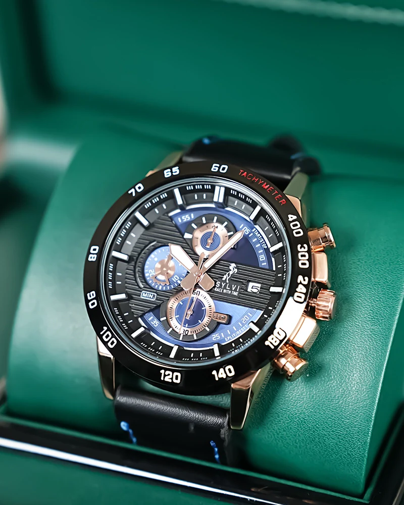 Timegrapher Rose Gold Leather - Image 3