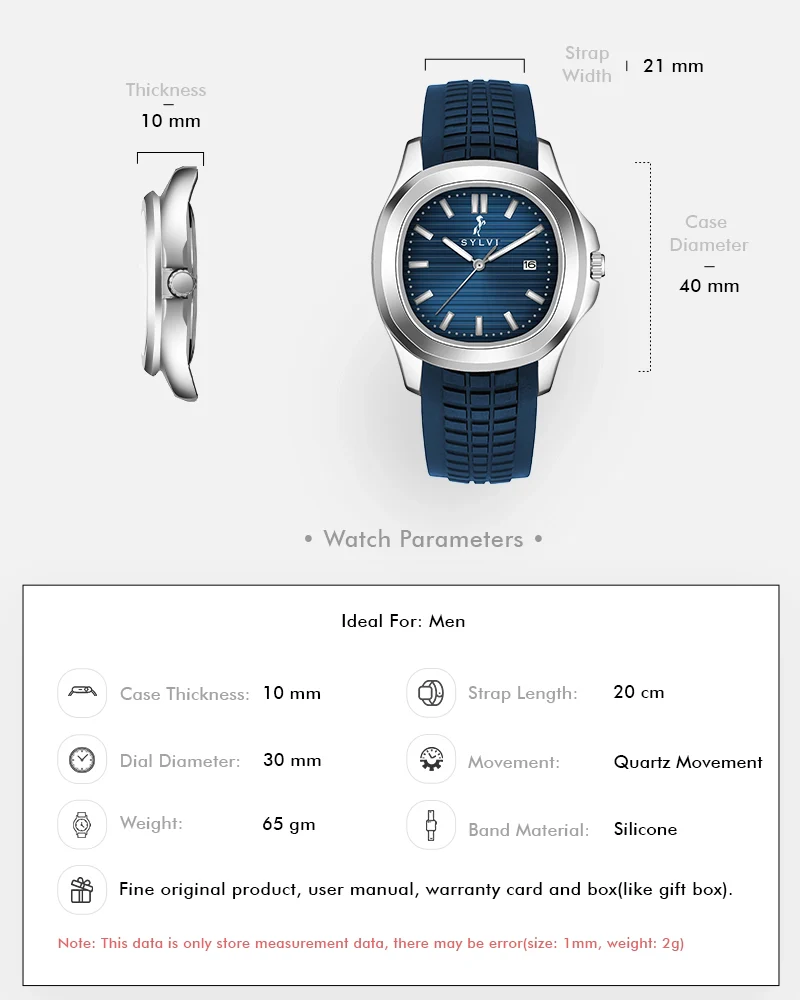 Urbanic Blue Silver Silicone - Image 7